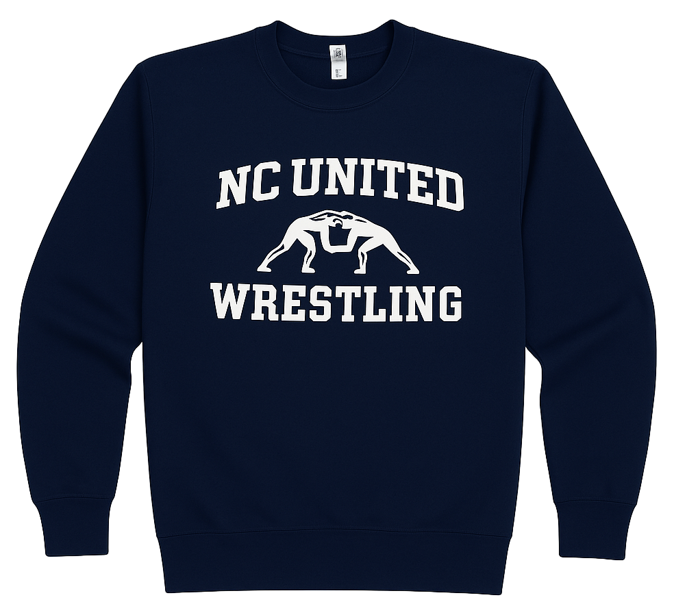 NC United Old School Crewneck Navy
