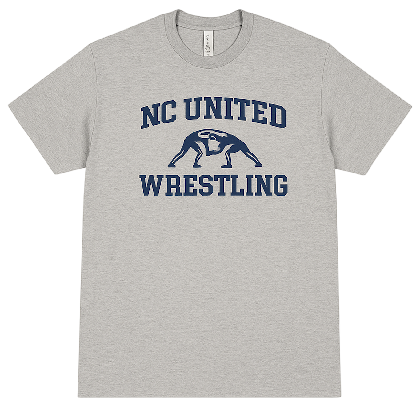 NC United Old School Tee Gray