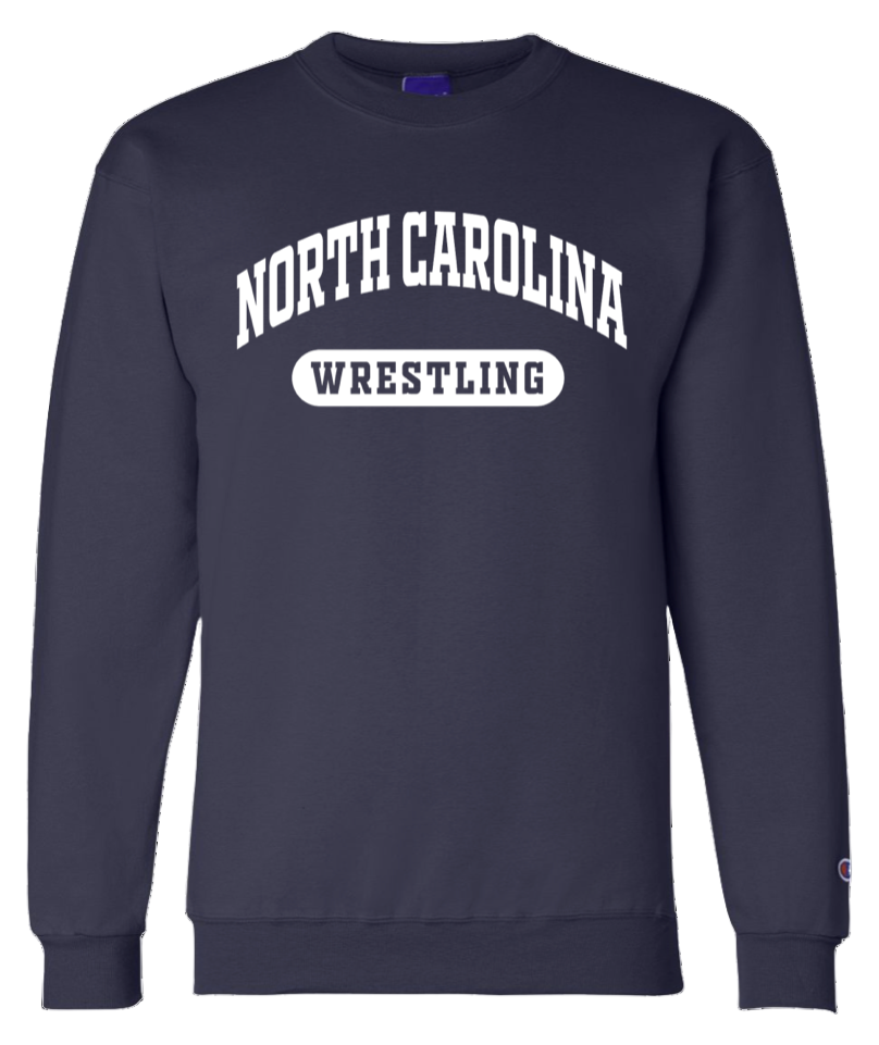 North Carolina Wrestling Champion Crewneck