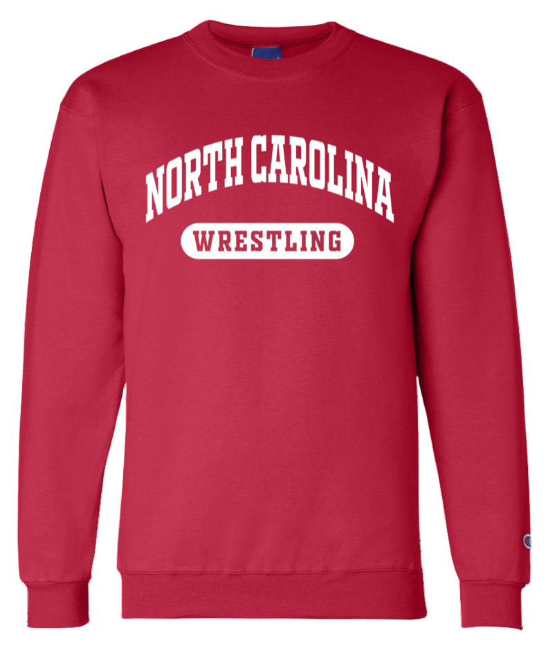 North Carolina Wrestling Champion Crewneck